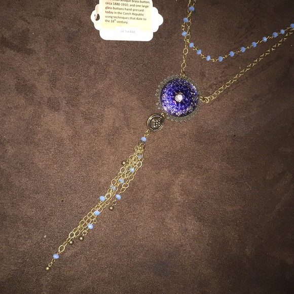 Grandmothers button necklace01-N644B - Picture 6 of 6